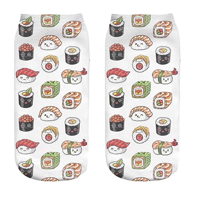 calcetines bajos estampados sushi calcetines bajos estampados sushi